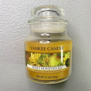 Yankee Candle SWEET HONEYSUCKLE 3.7 oz Small Jar Retired Discontinued Floral